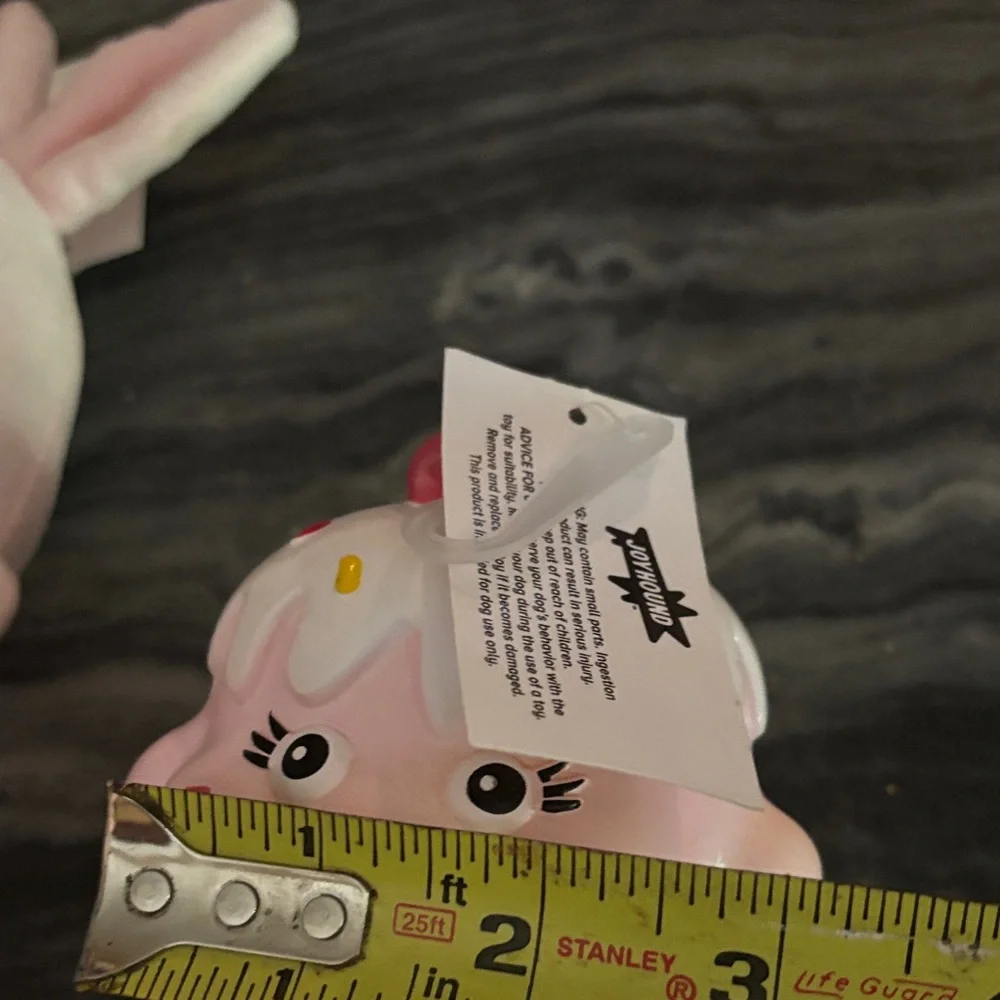 Joyhound Charming Plush Bunny and 2 Cupcake Toy Set